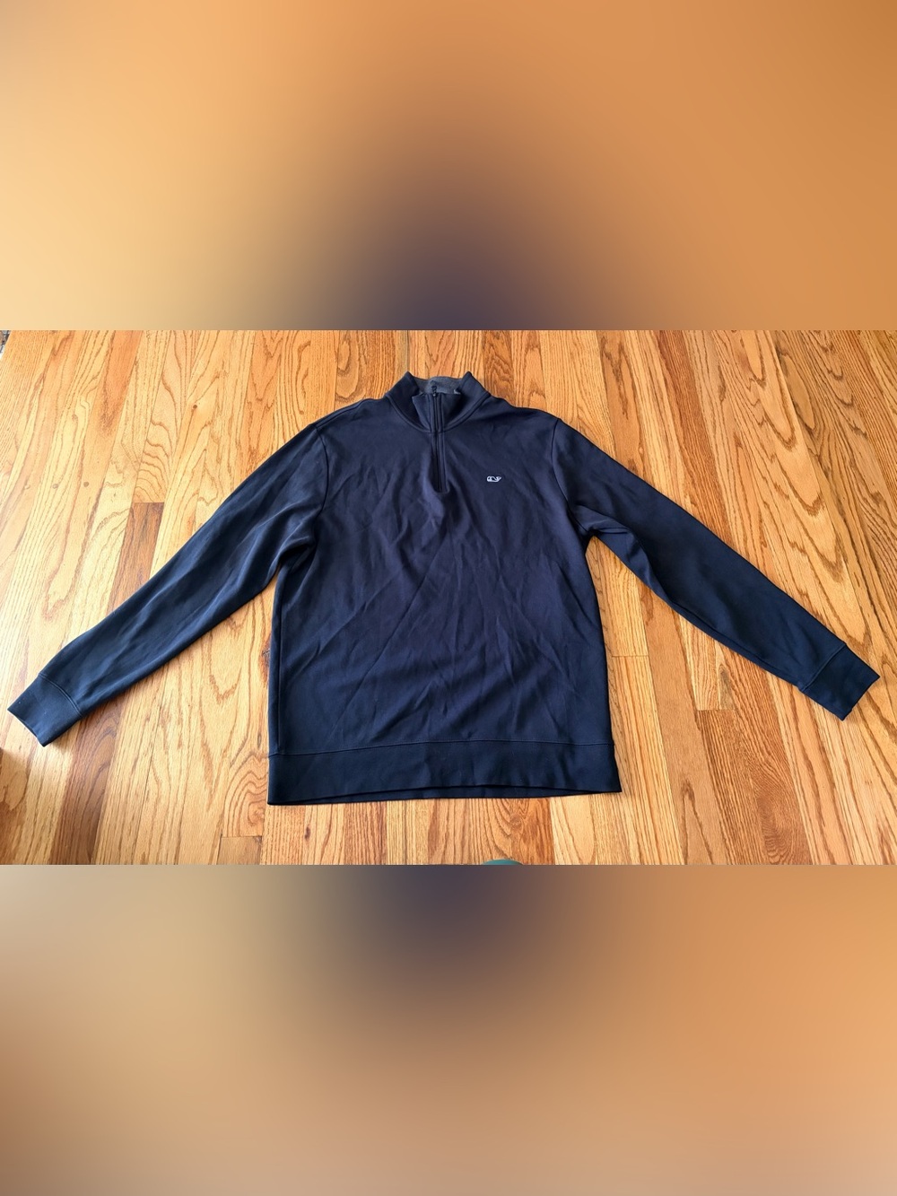 Vineyard Vines Men's Black Half-Zip Sweater